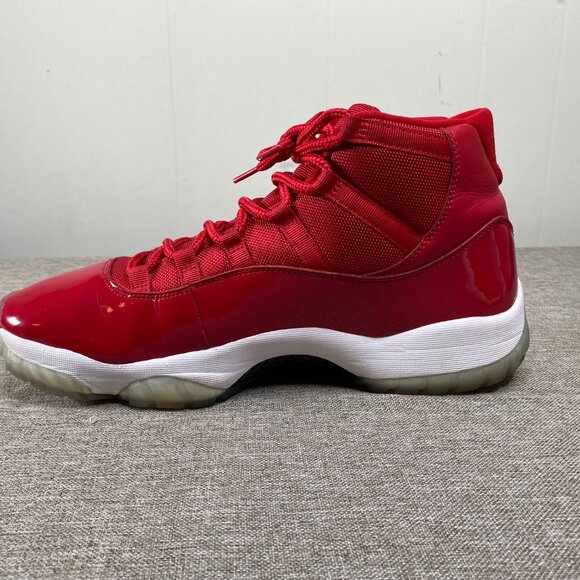 Nike Air Jordan 11 Retro Win Like 96 Men's 13 Gym Red Black-White 378037-623 - Picture 6 of 15